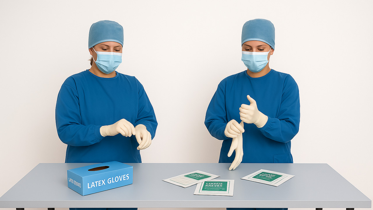 تفاوت دستکش استریل و غیر استریل